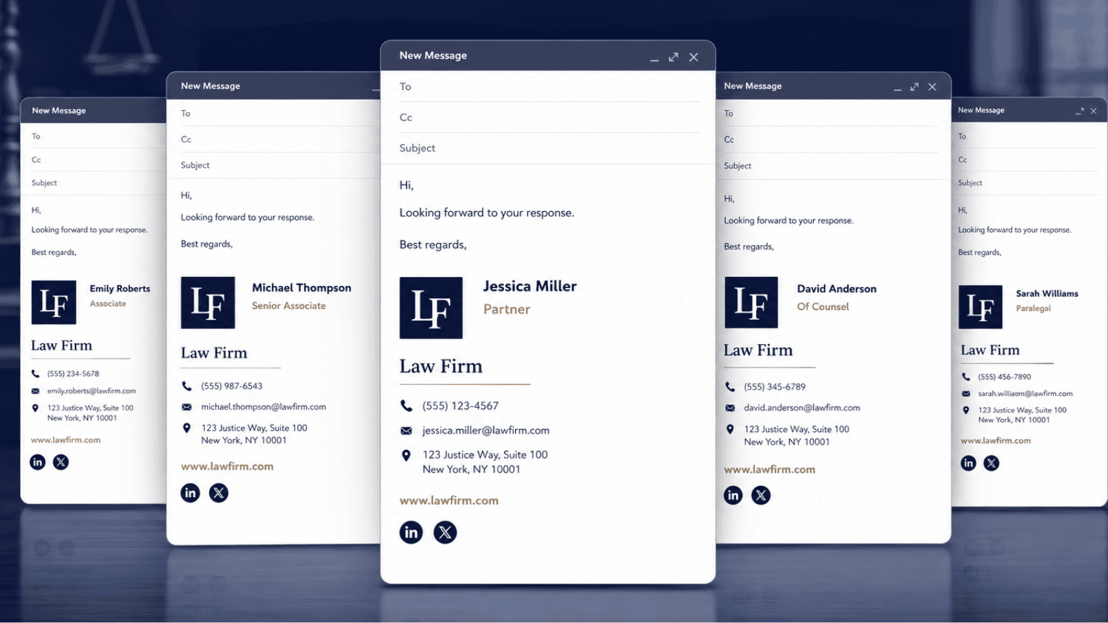 How Consistent Email Signatures Build Client Trust at Law Firms
